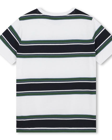 boss-j50721-n56-kb-White & Green Logo T-Shirt