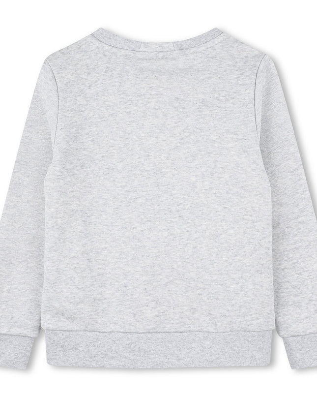 boss-j50765-a32-kb-Gray Logo Sweatshirt