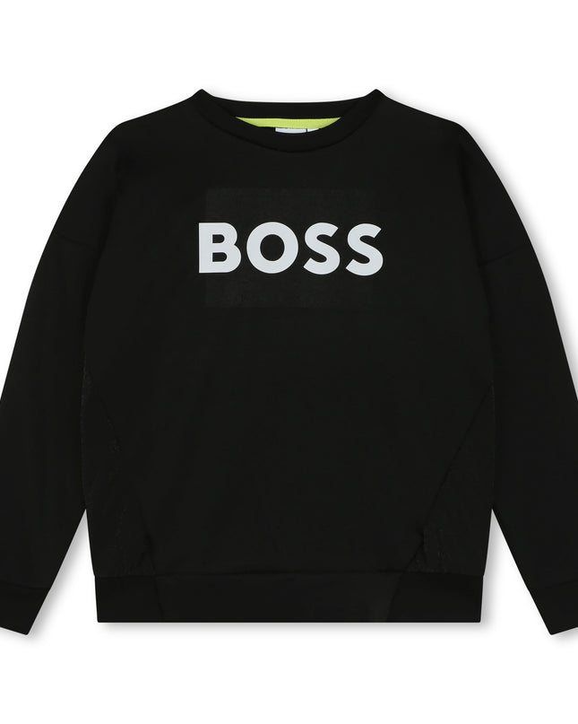 boss-j50767-09b-kb-Black Logo Sweatshirt