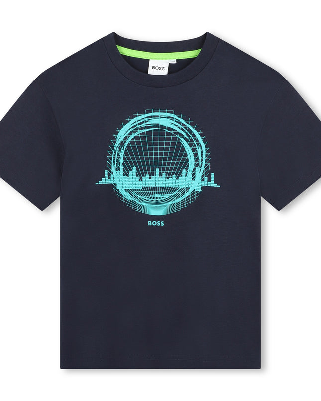 boss-j50772-849-kb-Navy Logo T-Shirt