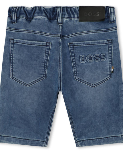 boss-j50778-z03-kb-Blue Denim Shorts