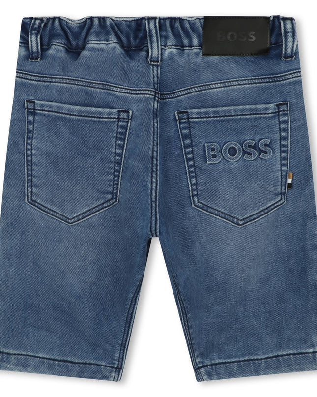 boss-j50778-z03-kb-Blue Denim Shorts