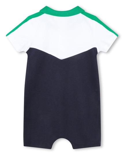 Navy Short Sleeve Romper