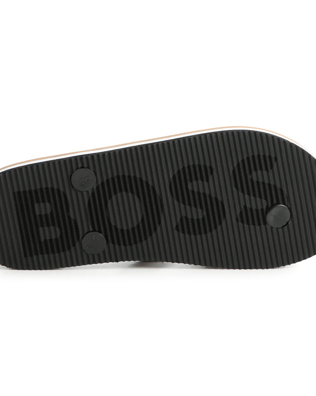 boss-j50850-09b-kb-Black Logo Flip Flops
