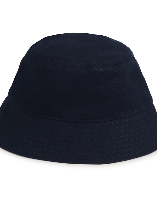 Navy Box Logo Bucket Hat