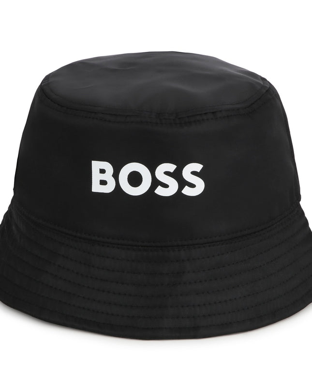Black Logo Bucket Hat