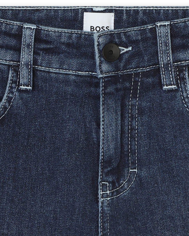 boss-j50990-z07-kb-Blue Denim Shorts