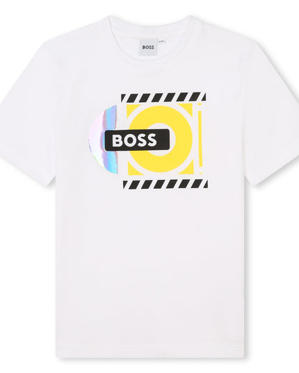 boss-j51005-10p-kb-White Logo T-Shirt 