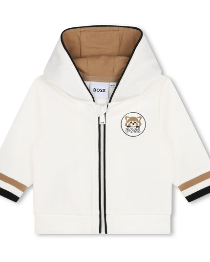 Off White Striped Logo Tracksuit
