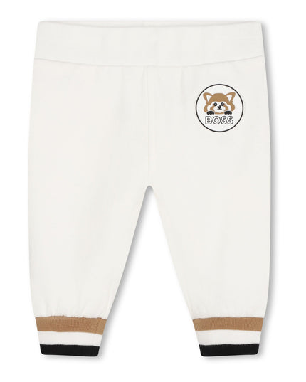 Off White Striped Logo Tracksuit