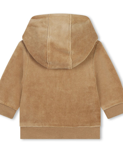 Brown Colorblock Logo Tracksuit