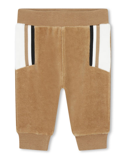 Brown Colorblock Logo Tracksuit