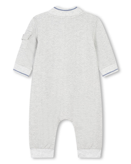 Light Gray Logo Romper