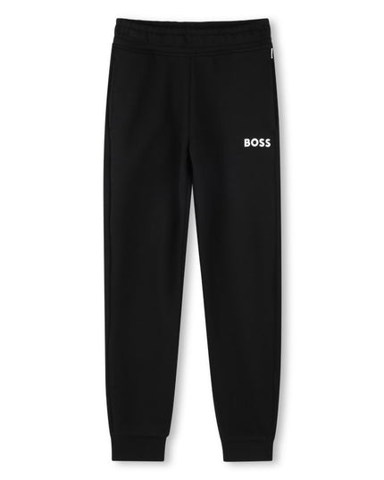 Black Logo Hooded Tracksuit
