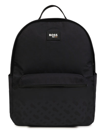 Black Modern Logo Rucksack