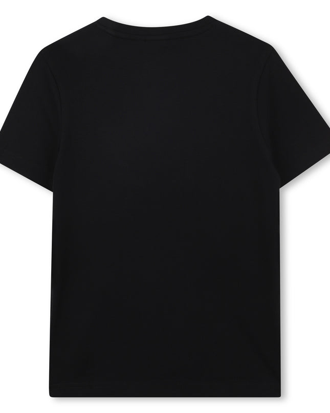 Kids Atelier-Boss-Black Bar Color Block T-Shirt