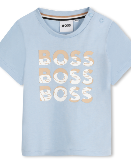 Persian Blue Overlay Logo T-Shirt
