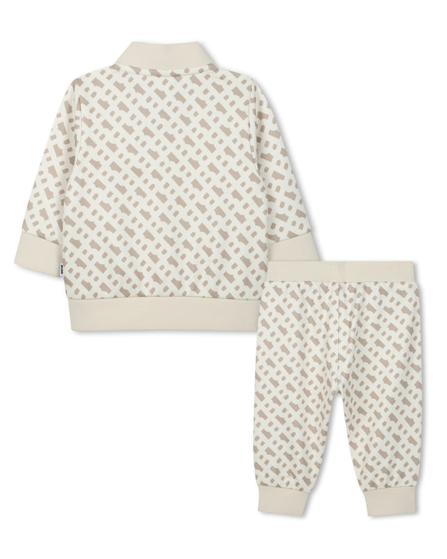 Sand Cardigan Patterned Pants Set