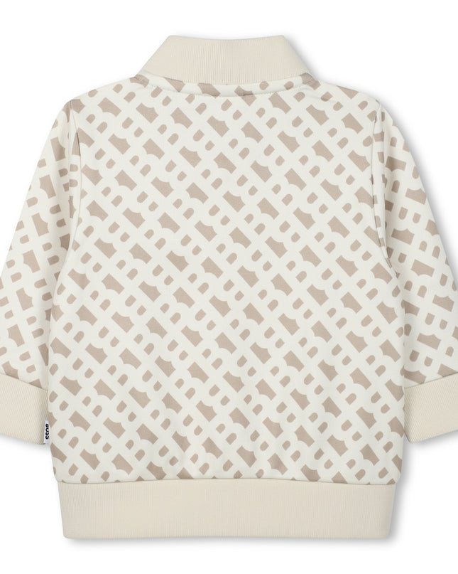 Sand Cardigan Patterned Pants Set