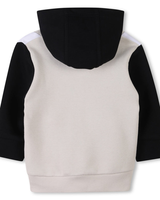 Sand Colorblock Jacket & Trousers Set