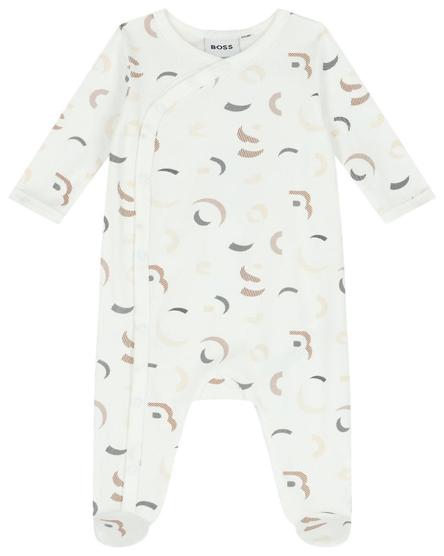 Kids Atelier-Boss-Ivory Pyjamas + Hat Set