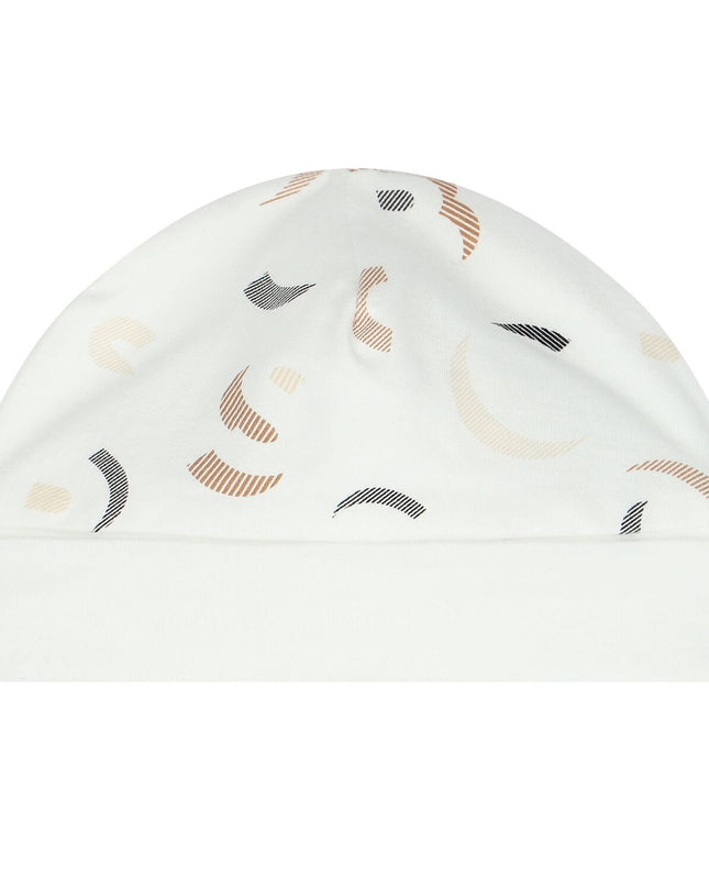 Kids Atelier-Boss-Ivory Pyjamas + Hat Set