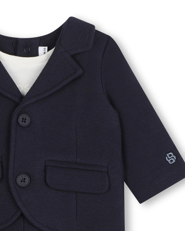 Kids Atelier Boss Navy Ceremonial Romper