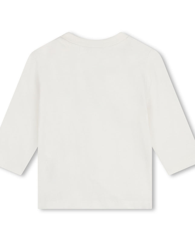 Kids Atelier Boss Light Gray Dungarees & T-shirt
