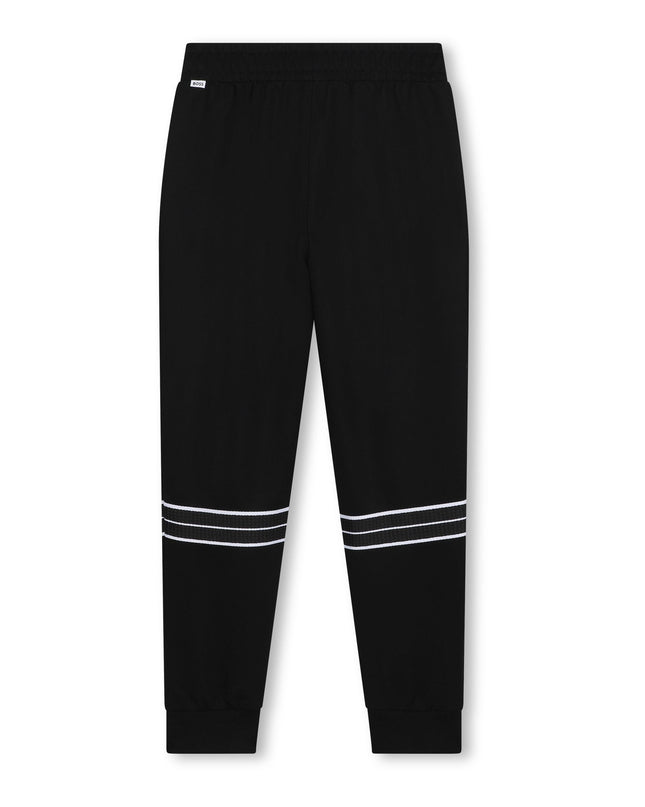 Kids Atelier Boss Black Logo Joggers