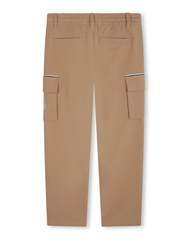 Kids Atelier Boss Brown Logo Cargo Pants