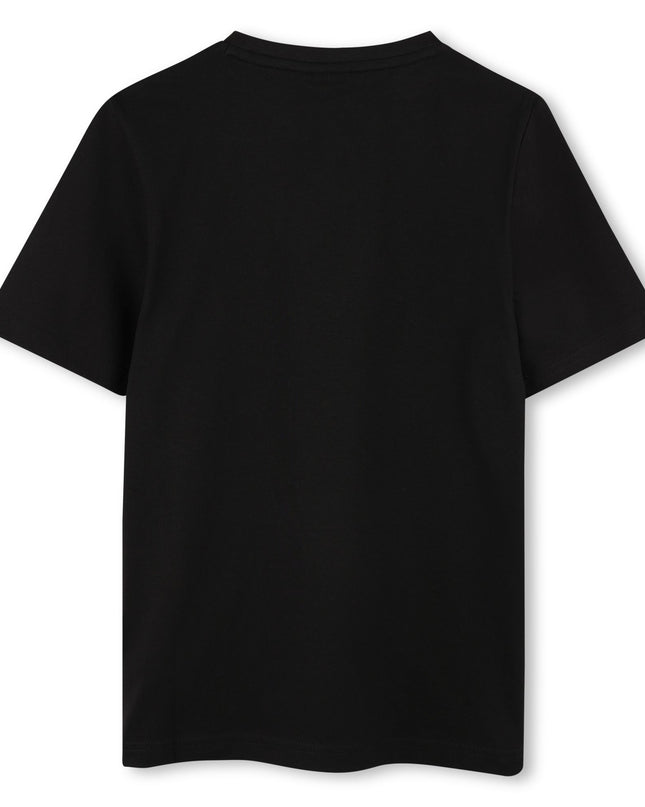 Kids Atelier Boss Black Triple Logo T-Shirt