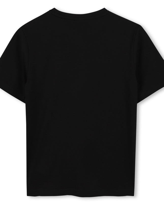 Kids Atelier Boss Black Matrix Logo T-Shirt
