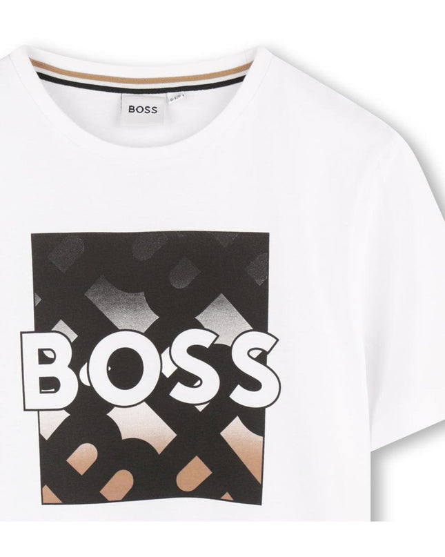 Kids Atelier Boss White Box Logo T-Shirt