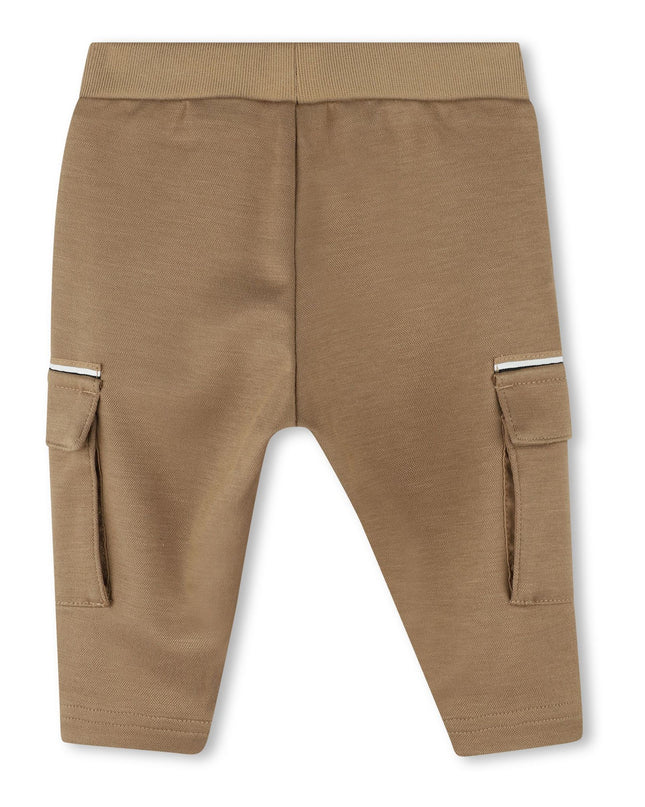 Kids Atelier Boss Brown Cargo Pocket Sweatpants