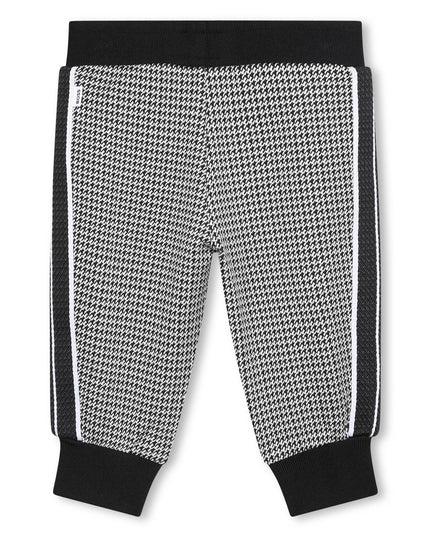 Kids Atelier Boss Black Monogram Print Sweatpants