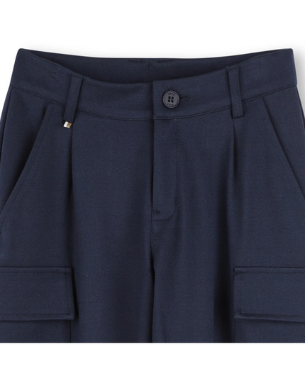Kids Atelier-Boss-Navy Trousers