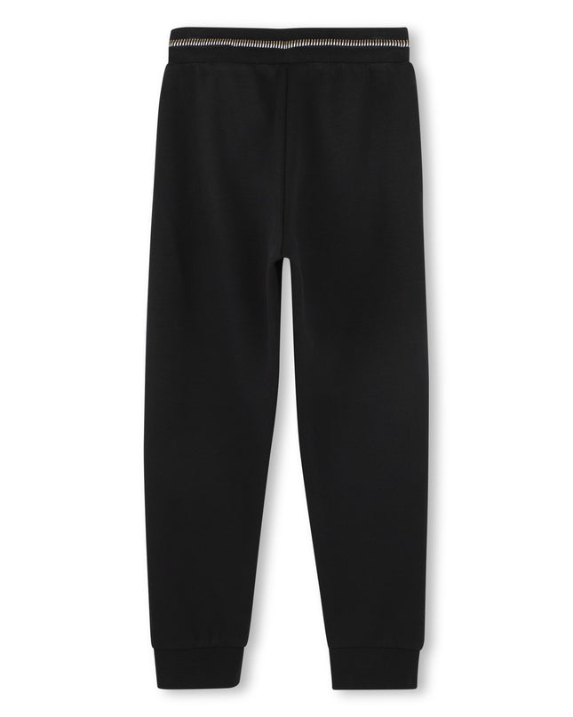 Kids Atelier-Boss-Black Cardigan Track Outfit Set