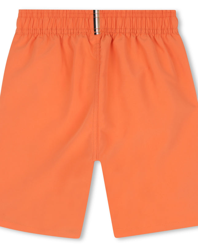 Kids Atelier-Boss-Orange Logo Swim Shorts