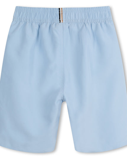 Kids Atelier-Boss-Persian Blue Logo Swimshorts