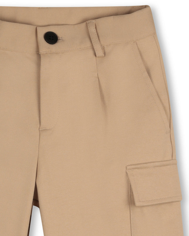 Kids Atelier-Moncler-Beige Stone Shorts