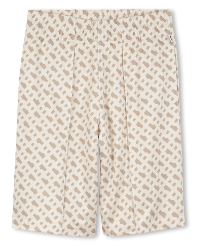 Kids Atelier-Boss-Sand Logo Bermuda Shorts
