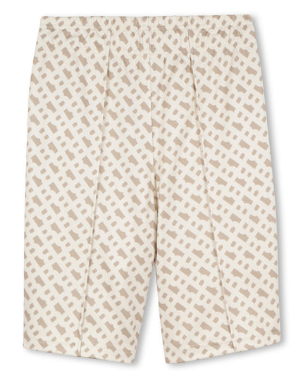 Kids Atelier-Boss-Sand Logo Bermuda Shorts