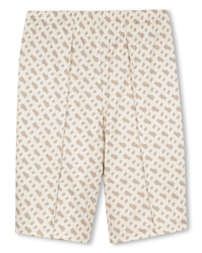 Kids Atelier-Boss-Sand Logo Bermuda Shorts