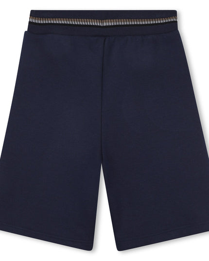Kids Atelier-Boss-Navy Bermuda Shorts