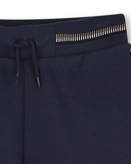 Kids Atelier-Boss-Navy Bermuda Shorts
