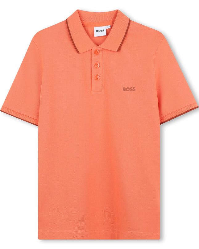 Kids Atelier-Boss-Orange Classic Polo