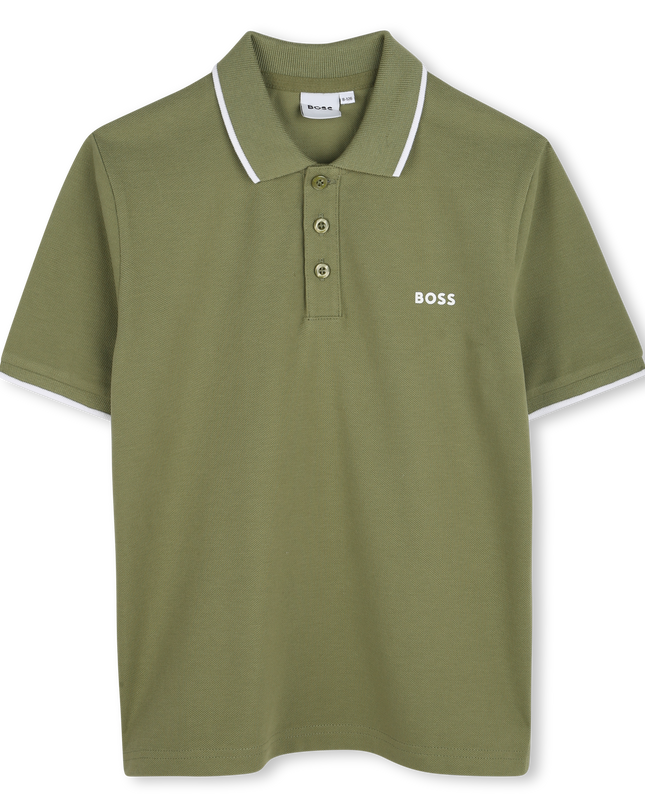 Kids Atelier-Boss-Dark Green Classic Polo