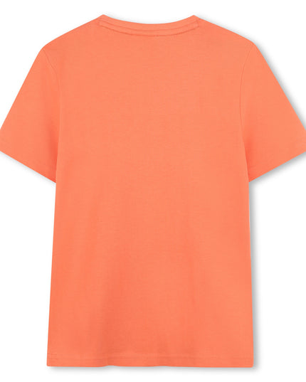 Kids Atelier-Boss-Orange Logo Short Sleeve T-Shirt