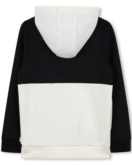 Kids Atelier-Boss-Black and White Workout Shorts Set