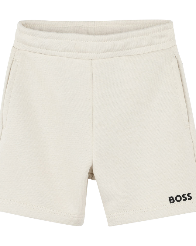 Kids Atelier-Boss-Sand Logo Shorts